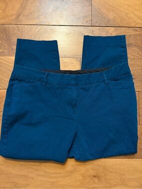 Worthington Women's Teal-Blue Straight Leg Pants